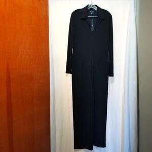Anne Klein II Jumpsuit, Black, 12, NWT, Vintage